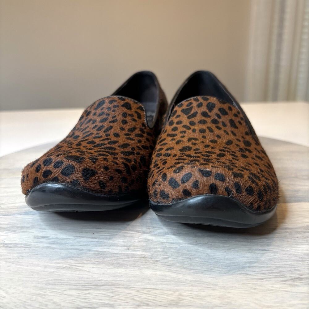 Dansko Olivia Women's Cheetah Print Calf Hair Loafers Comfort Shoes US Size 9 - Picture 5 of 11